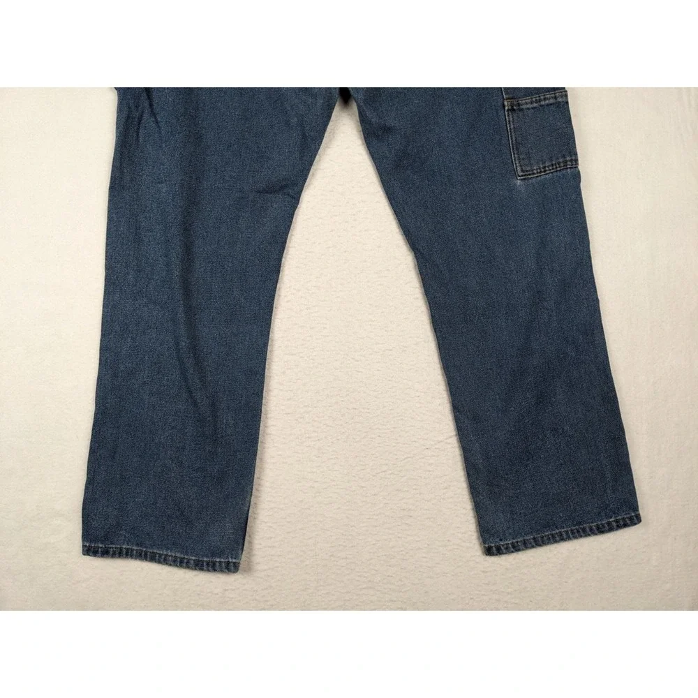 Key Mens Blue Denim Jeans Size 40 X 32 Cotton Blend
